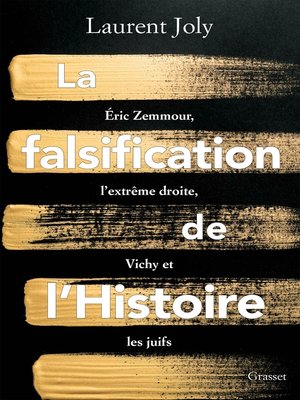 cover image of La falsification de l'Histoire